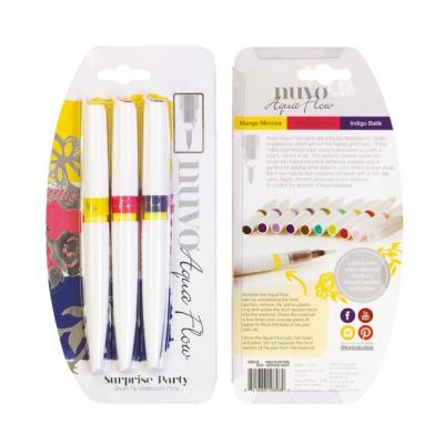 Tonic Studios Nuvo Aqua Flow Pens -  Surprise Party